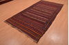 Kilim Brown Runner Hand Knotted 50 X 96  Area Rug 100-109167 Thumb 2