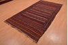 Kilim Brown Runner Hand Knotted 50 X 96 Area Rug 100-109167 Thumb 2