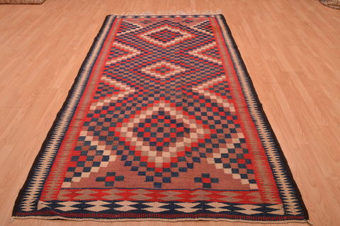 Kilim Red Hand Knotted 48 X 92 Area Rug 100-109169 Image 4
