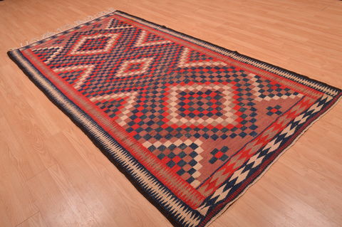 Kilim Red Hand Knotted 48 X 92 Area Rug 100-109169 Image 6