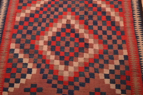 Kilim Red Hand Knotted 48 X 92 Area Rug 100-109169 Image 8