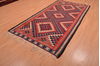 Kilim Red Hand Knotted 48 X 92  Area Rug 100-109169 Thumb 2