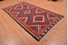 Kilim Red Hand Knotted 48 X 92  Area Rug 100-109169 Thumb 3