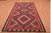 Kilim Red Hand Knotted 48 X 92 Area Rug 100-109169 Thumb 4