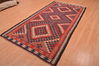 Kilim Red Hand Knotted 48 X 92  Area Rug 100-109169 Thumb 5