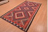 Kilim Red Hand Knotted 48 X 92 Area Rug 100-109169 Thumb 5