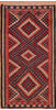 Kilim Red Hand Knotted 48 X 92  Area Rug 100-109169 Thumb 0