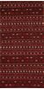 Kilim Red Hand Knotted 49 X 92  Area Rug 100-109170 Thumb 0