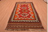 Kilim Red Hand Knotted 46 X 81  Area Rug 100-109171 Thumb 1
