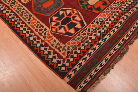 Kilim Brown Hand Knotted 50 X 82 Area Rug 100-109172 Image 11