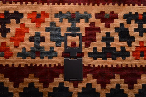 Kilim Brown Hand Knotted 50 X 82 Area Rug 100-109172 Image 18