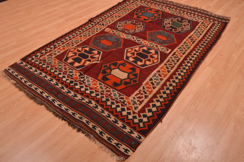 Kilim Brown Hand Knotted 50 X 82 Area Rug 100-109172 Image 2