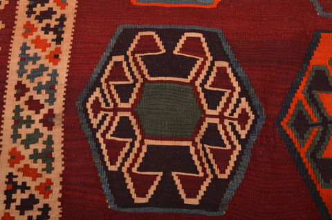 Kilim Brown Hand Knotted 50 X 82 Area Rug 100-109172 Image 8