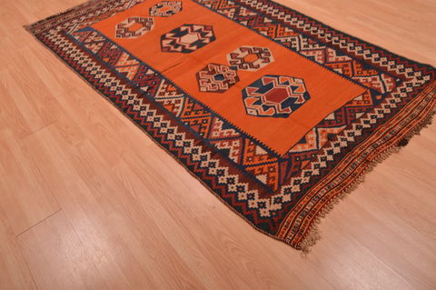 Kilim Brown Flat Woven 411 X 84 Area Rug 100-109174 Image 3