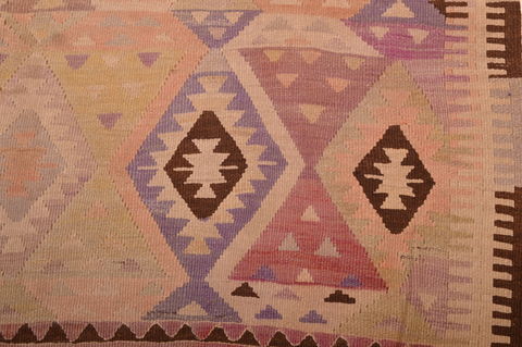 Kilim Beige Flat Woven 411 X 711 Area Rug 100-109175 Image 9