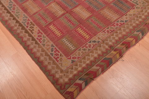 Kilim Brown Flat Woven 47 X 79 Area Rug 100-109176 Image 10