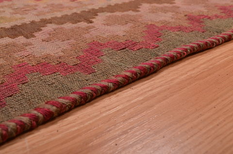 Kilim Brown Flat Woven 47 X 79 Area Rug 100-109176 Image 12