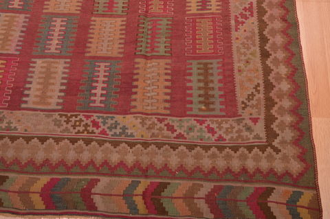 Kilim Brown Flat Woven 47 X 79 Area Rug 100-109176 Image 9