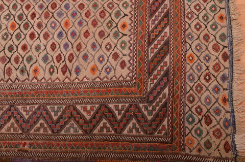 Kilim Brown Hand Knotted 510 X 76 Area Rug 100-109177 Image 11