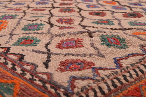 Kilim Brown Hand Knotted 510 X 76 Area Rug 100-109177 Image 15