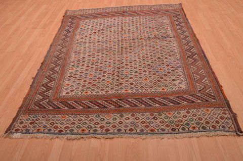 Kilim Brown Hand Knotted 510 X 76 Area Rug 100-109177 Image 2