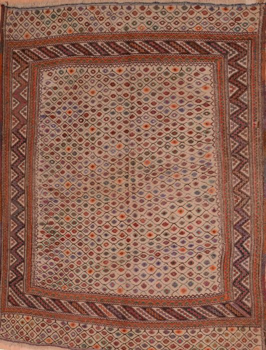Kilim Brown Hand Knotted 510 X 76 Area Rug 100-109177 Image 0