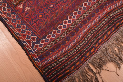 Kilim Brown Hand Knotted 40 X 76 Area Rug 100-109178 Image 3