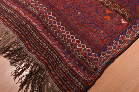 Kilim Brown Hand Knotted 40 X 76 Area Rug 100-109178 Image 4