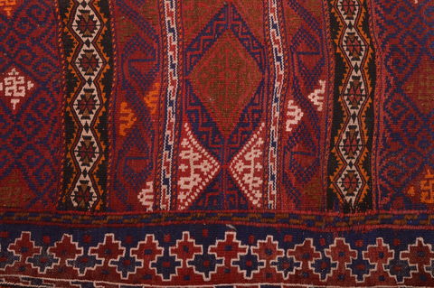 Kilim Brown Hand Knotted 40 X 76 Area Rug 100-109178 Image 5