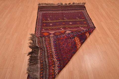 Kilim Brown Hand Knotted 40 X 76 Area Rug 100-109178 Image 9