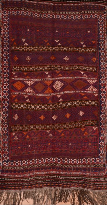 Kilim Brown Hand Knotted 40 X 76 Area Rug 100-109178 Image 0