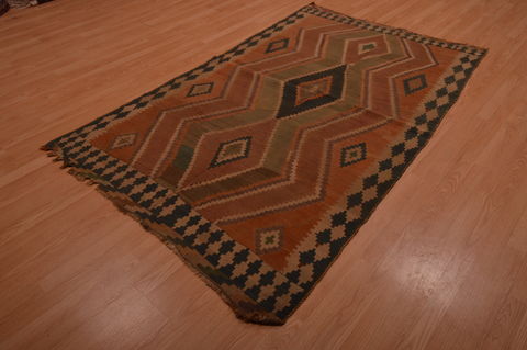 Kilim Brown Flat Woven 48 X 79 Area Rug 100-109179 Image 2