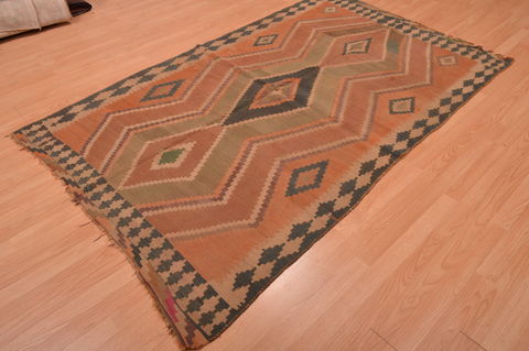 Kilim Brown Flat Woven 48 X 79 Area Rug 100-109179 Image 4