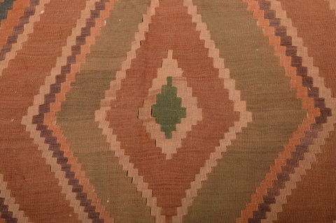 Kilim Brown Flat Woven 48 X 79 Area Rug 100-109179 Image 6