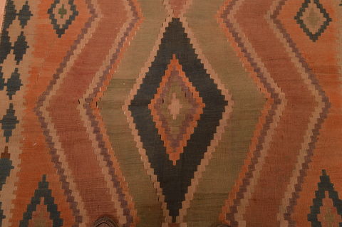 Kilim Brown Flat Woven 48 X 79 Area Rug 100-109179 Image 7