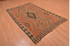 Kilim Brown Flat Woven 48 X 79 Area Rug 100-109179 Thumb 3