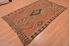 Kilim Brown Flat Woven 48 X 79 Area Rug 100-109179 Thumb 4