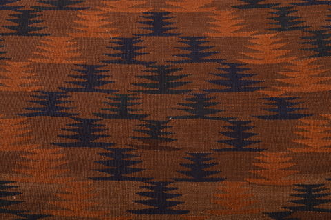 Kilim Brown Flat Woven 41 X 84 Area Rug 100-109180 Image 8