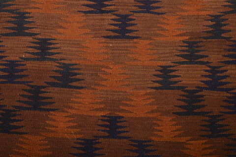 Kilim Brown Flat Woven 41 X 84 Area Rug 100-109180 Image 9