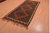 Kilim Brown Flat Woven 41 X 84  Area Rug 100-109180 Thumb 2