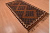 Kilim Brown Flat Woven 41 X 84  Area Rug 100-109180 Thumb 3