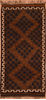 Kilim Brown Flat Woven 41 X 84 Area Rug 100-109180 Thumb 0
