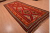 Kilim Red Runner Flat Woven 55 X 1210  Area Rug 100-109181 Thumb 3