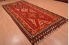 Kilim Red Runner Flat Woven 55 X 1210  Area Rug 100-109181 Thumb 5