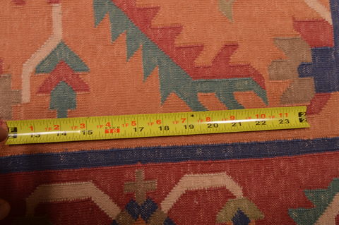 Kilim Red Flat Woven 710 X 99 Area Rug 100-109182 Image 15