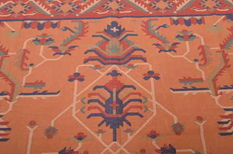 Kilim Red Flat Woven 710 X 99 Area Rug 100-109182 Image 4