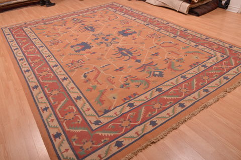 Kilim Brown Flat Woven 810 X 110 Area Rug 100-109184 Image 9