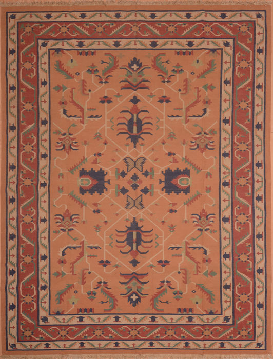 Kilim Brown Flat Woven 810 X 110 Area Rug 100-109184 Image 0