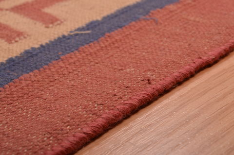 Kilim Red Flat Woven 710 X 90 Area Rug 100-109185 Image 12