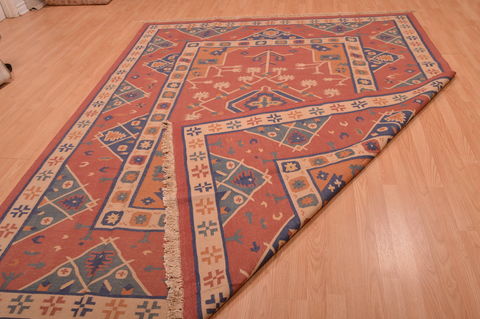 Kilim Red Flat Woven 710 X 90 Area Rug 100-109185 Image 13